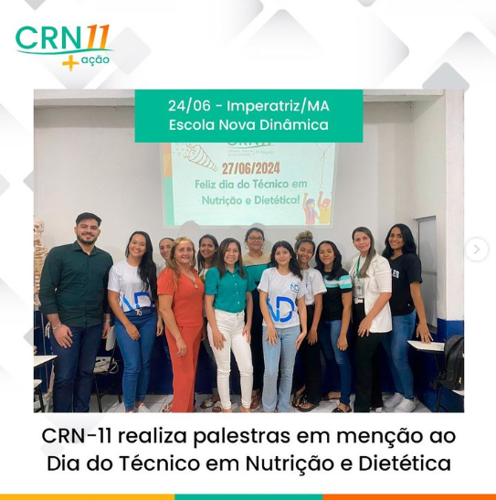 CRN 11 realiza palestras em menção ao Dia do Técnico em Nutrição e